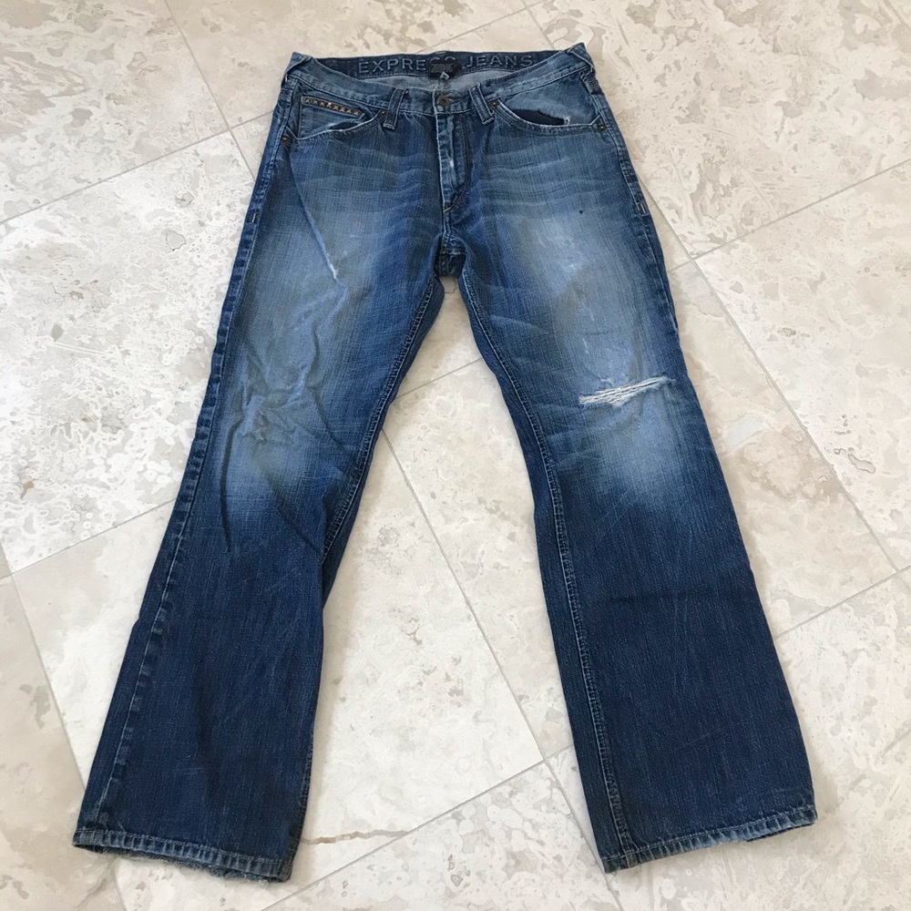 Express distressed jeans